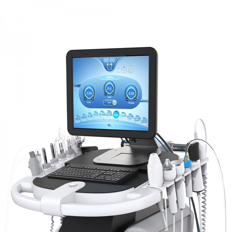 Shiny Facial Hydrafacial Cilt Bakım Cihazı 15+1 | Cilt Analiz Başlıklı